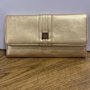 Aigner Gold Metalic Wallet